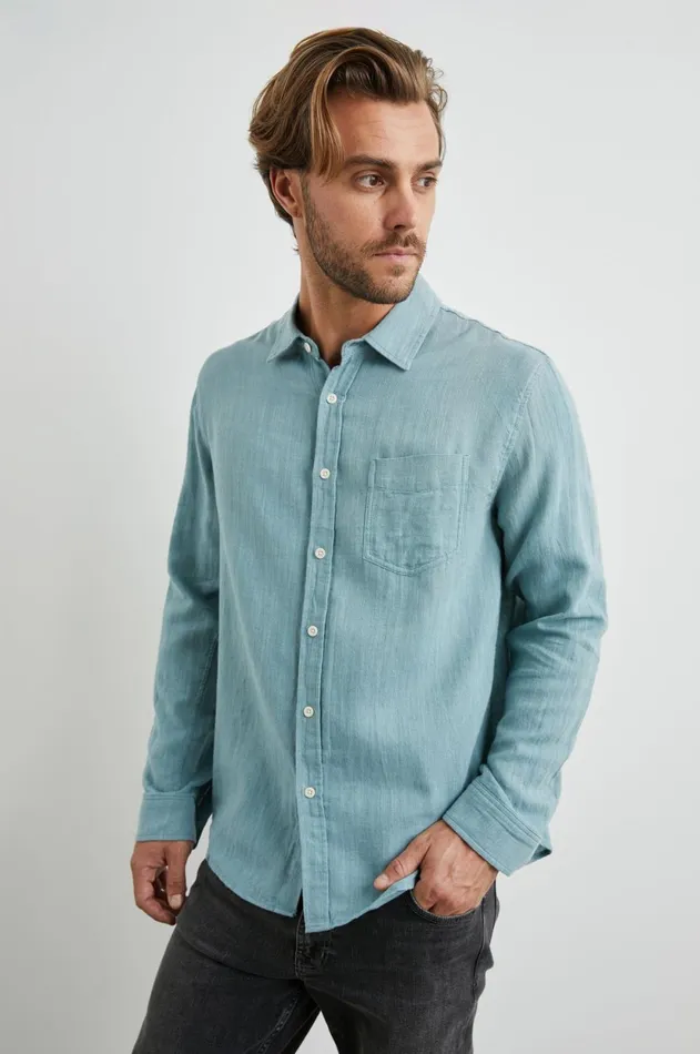Shirts Men Rails Wyatt Shirt Sea Green