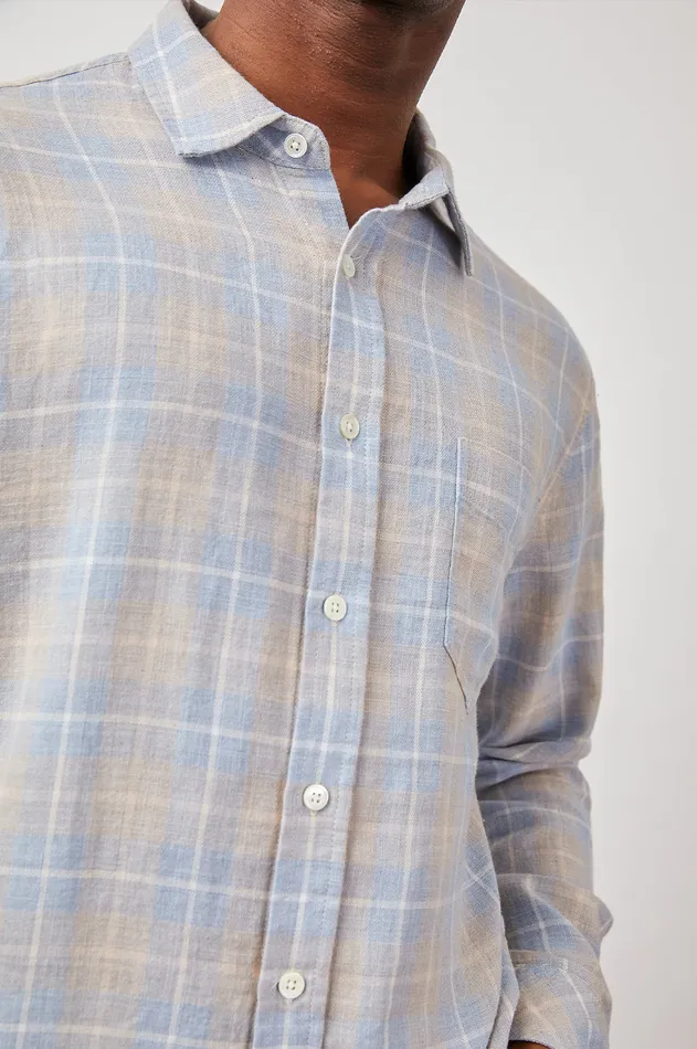 Shirts Men Rails Wyatt Shirt Shoreline Peach Tide