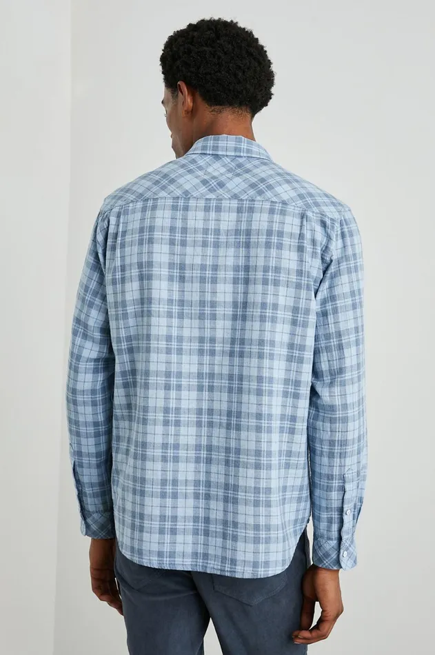 Shirts Men Rails Wyatt Shirt Sky Denim Heather