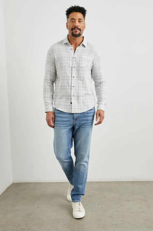 Shirts Men Rails Wyatt Shirt Slate Petal
