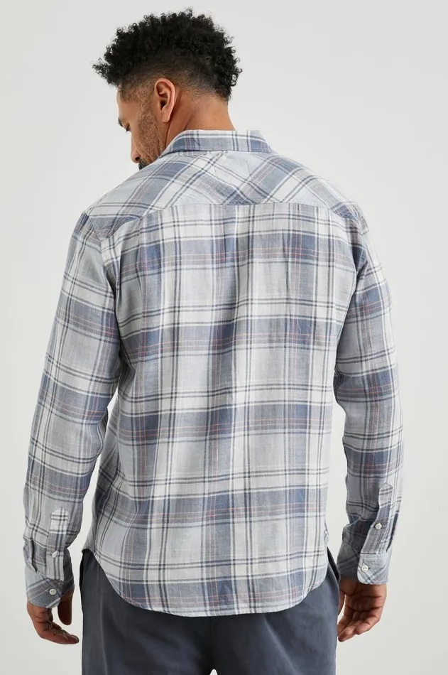 Shirts Men Rails Wyatt Shirt Sliph Stream Nimbus