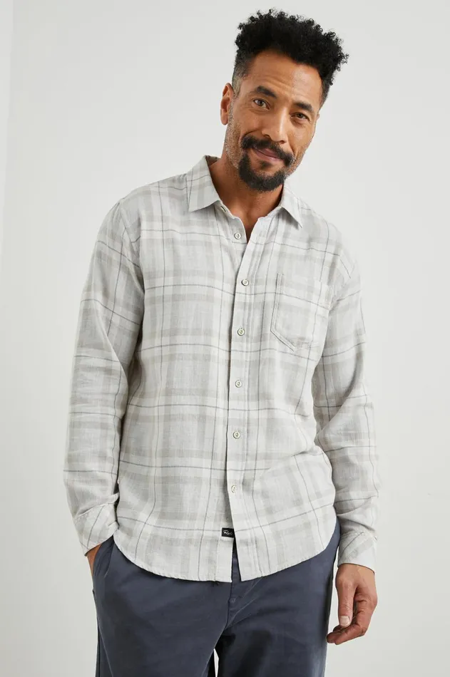 Shirts Men Rails Wyatt Shirt Tapir Agave Melange