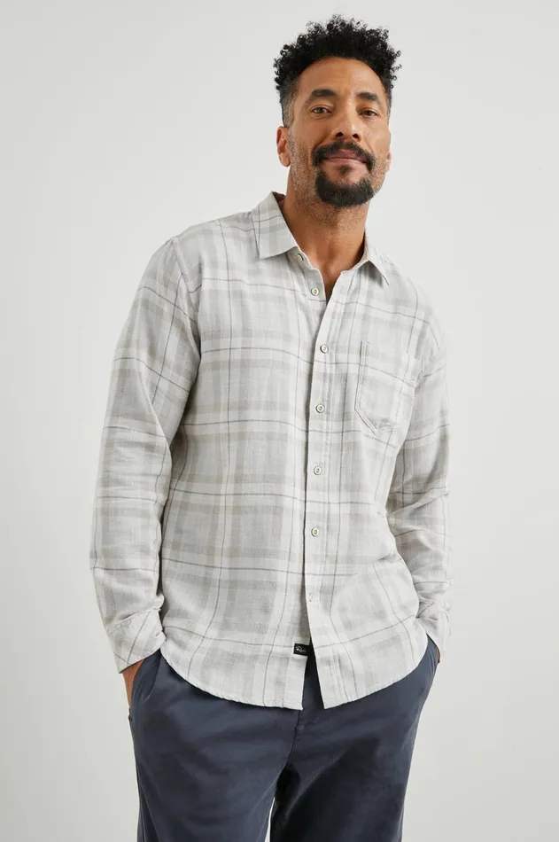 Shirts Men Rails Wyatt Shirt Tapir Agave Melange