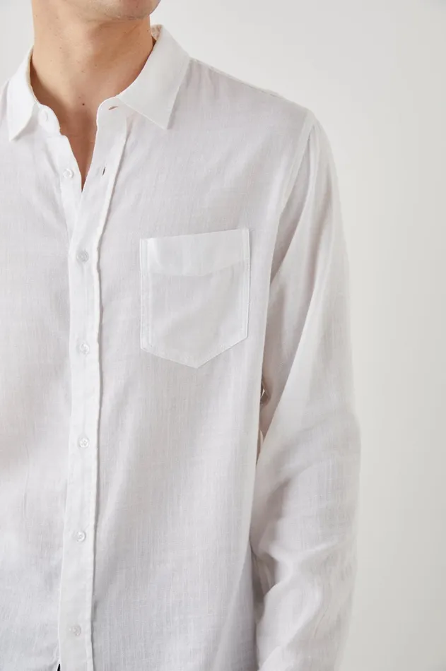 Shirts Men Rails Wyatt Shirt White