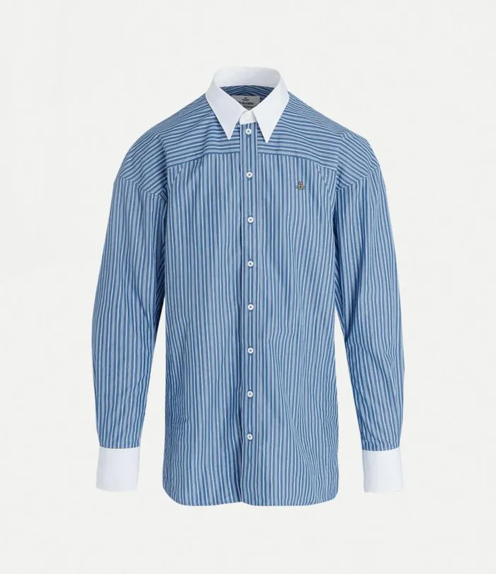 Shirts Men Vivienne Westwood Football Shirt In ThinStripes
