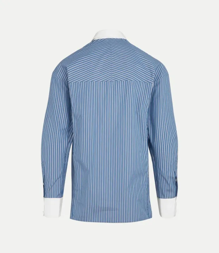 Shirts Men Vivienne Westwood Football Shirt In ThinStripes