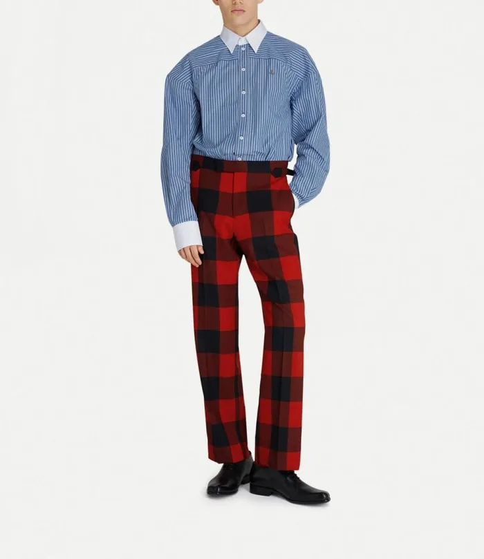 Shirts Men Vivienne Westwood Football Shirt In ThinStripes