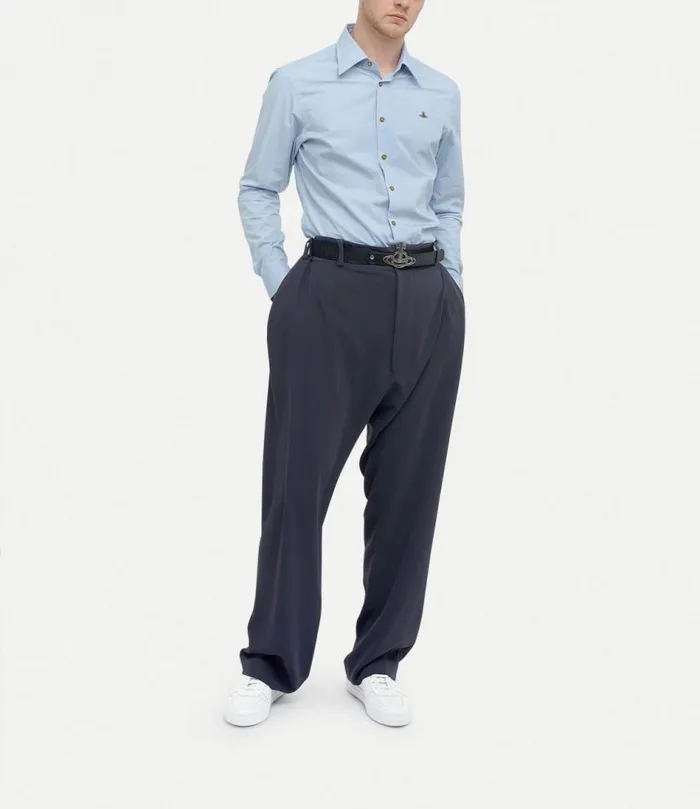 Shirts Men Vivienne Westwood Ghost Shirt In Blue