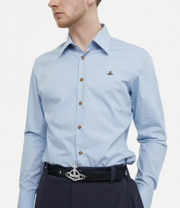 Shirts Men Vivienne Westwood Ghost Shirt In Blue