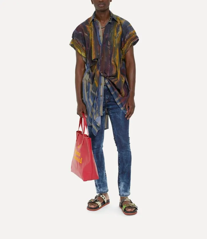 Shirts Men Vivienne Westwood Sleeveless Gib Shirt In Multi