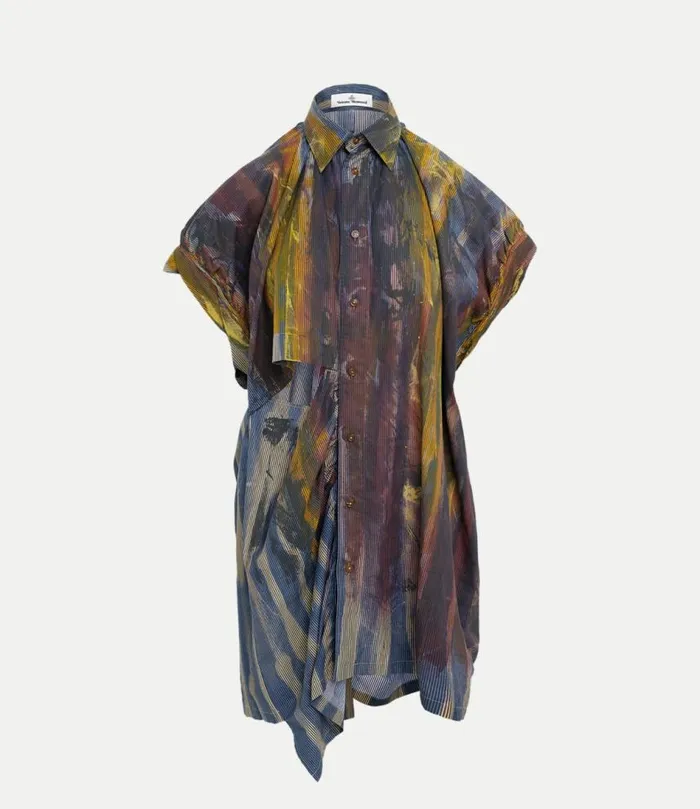 Shirts Men Vivienne Westwood Sleeveless Gib Shirt In Multi