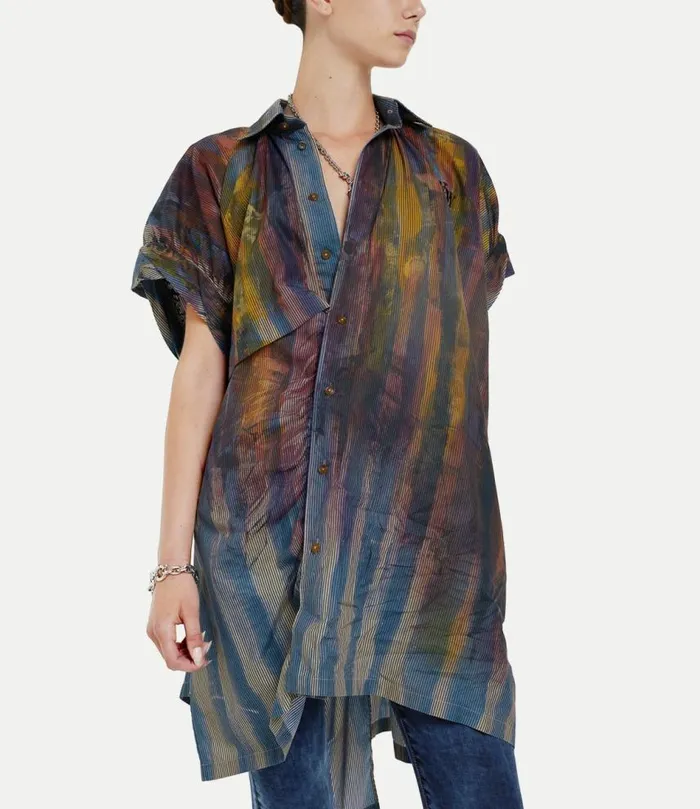 Shirts Men Vivienne Westwood Sleeveless Gib Shirt In Multi