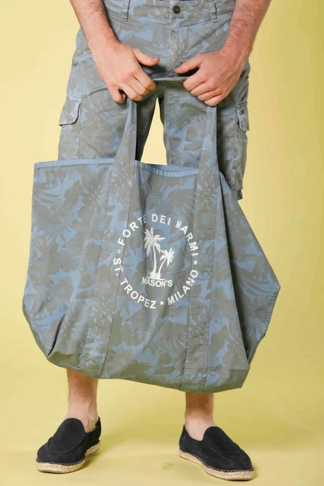 Shop Bag Unisex Bag In Cotton With Hawaii Print Mason039s ACCESSORIES