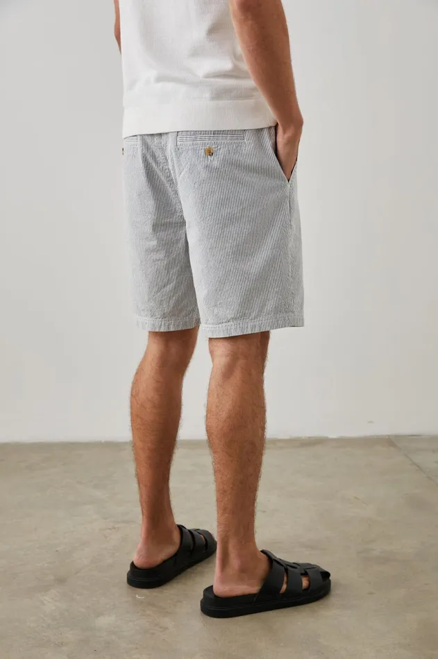 Shorts and Swim Men Rails Arsene Short Navy Seersucker