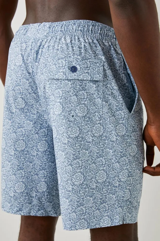 Shorts and Swim Men Rails Kian Swim Short Coastal Wood Block Teal White