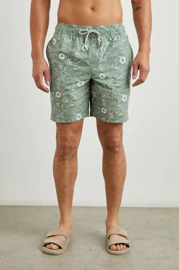 Shorts and Swim Men Rails Kian Swim Short Japanese Stencil Fatigue