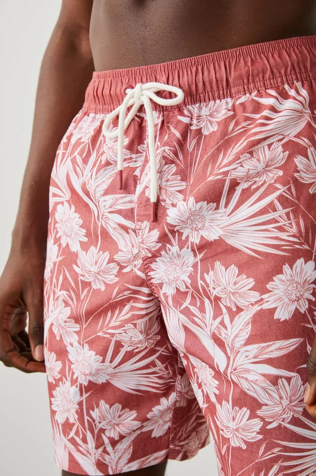Shorts and Swim Men Rails Kian Swim Short Jungle Foliage Red