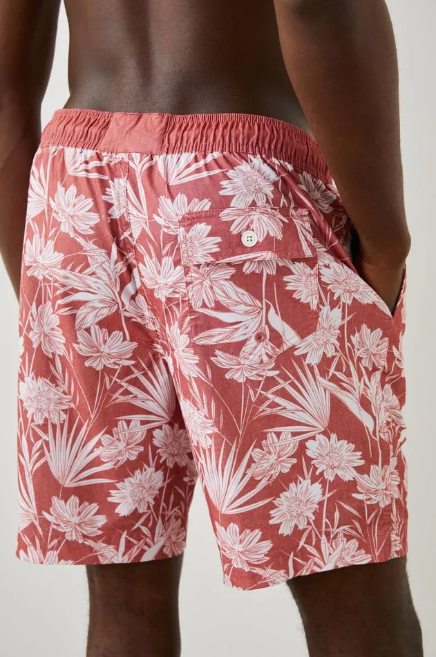 Shorts and Swim Men Rails Kian Swim Short Jungle Foliage Red