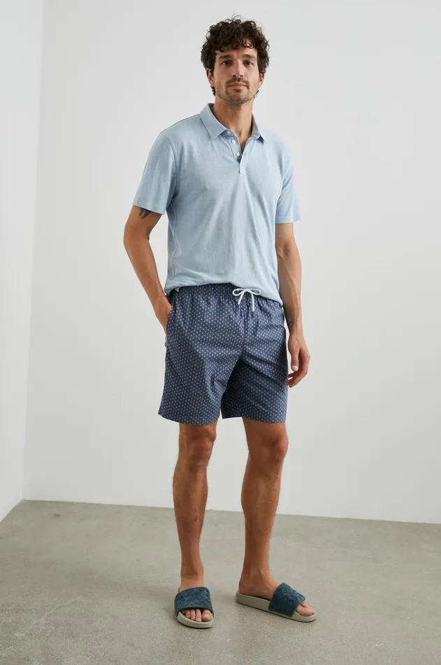 Shorts and Swim Men Rails Kian Swim Short Polygon Micro Navy