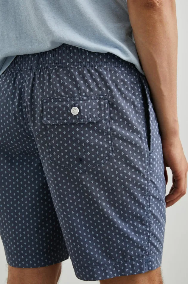 Shorts and Swim Men Rails Kian Swim Short Polygon Micro Navy