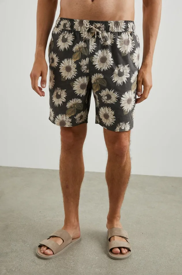 Shorts and Swim Men Rails Kian Swim Short Sunflower Twirl Bark