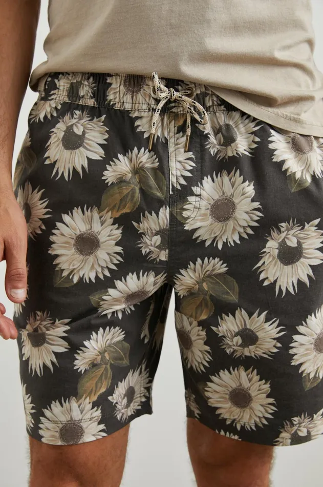 Shorts and Swim Men Rails Kian Swim Short Sunflower Twirl Bark