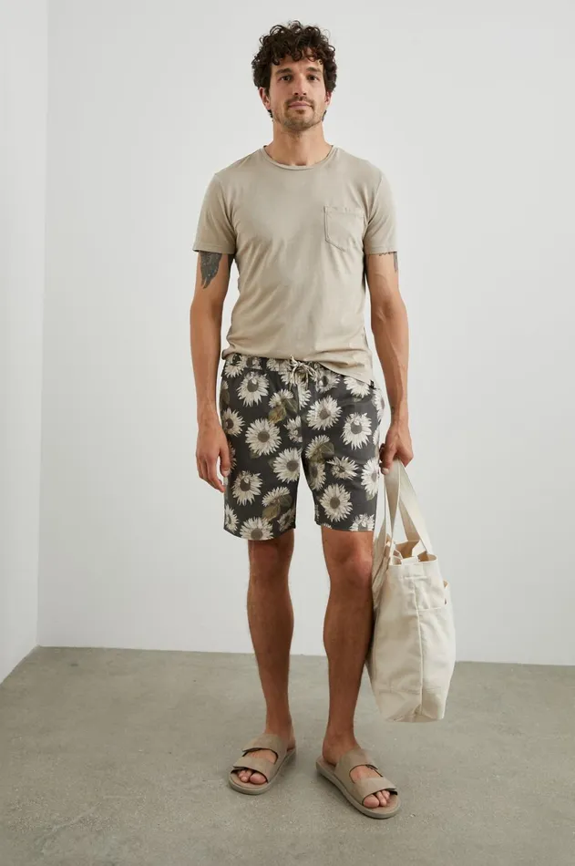 Shorts and Swim Men Rails Kian Swim Short Sunflower Twirl Bark