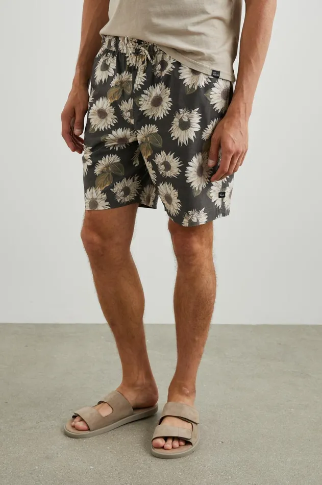 Shorts and Swim Men Rails Kian Swim Short Sunflower Twirl Bark