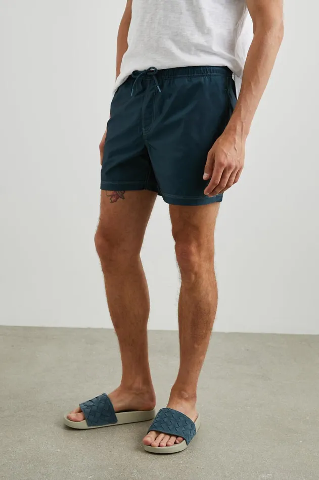 Shorts and Swim Men Rails La Brea Swim Short Dark Aegean