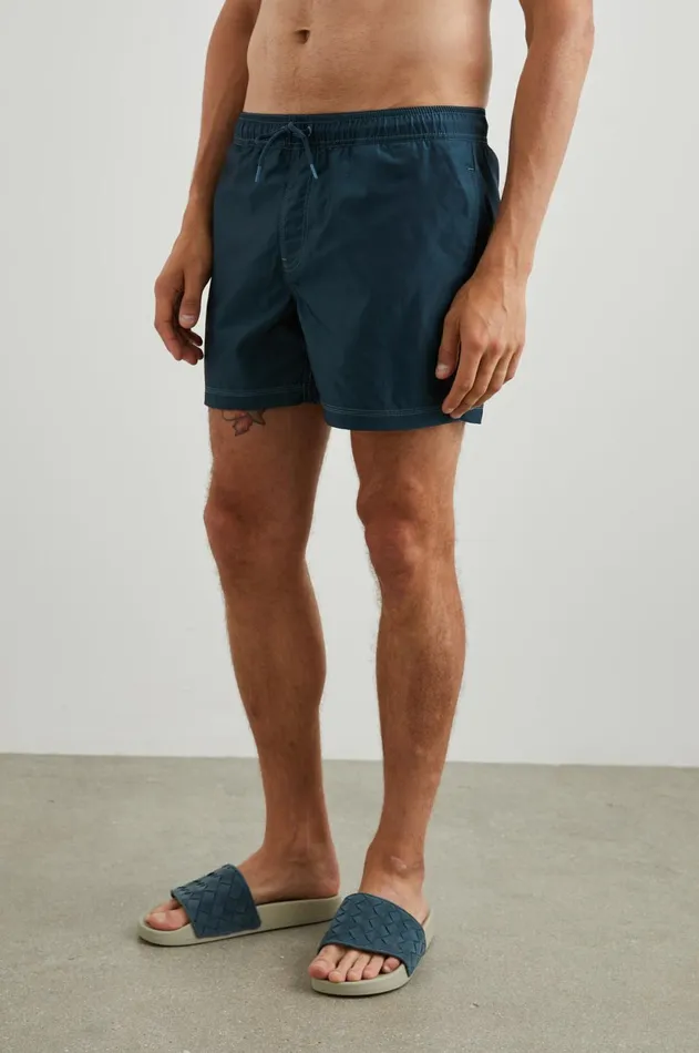 Shorts and Swim Men Rails La Brea Swim Short Dark Aegean
