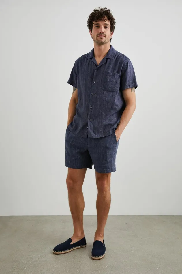 Shorts and Swim Men Rails Sona Short Matrix Navy Pearl