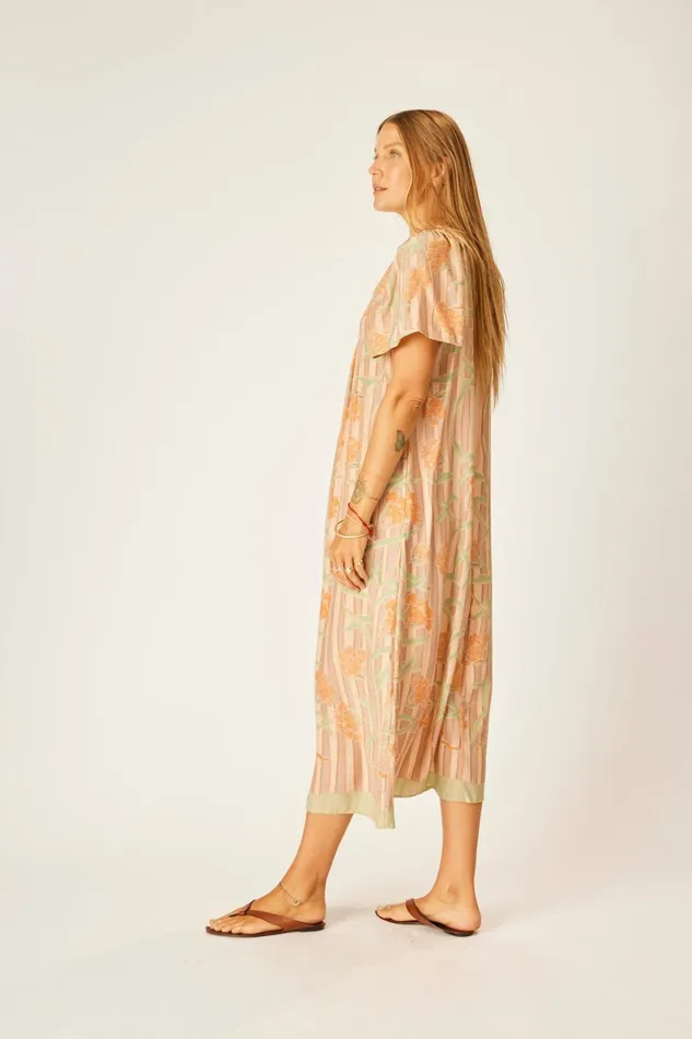 Sienna Dress Chamomile Apricot Women Natalie Martin Dresses