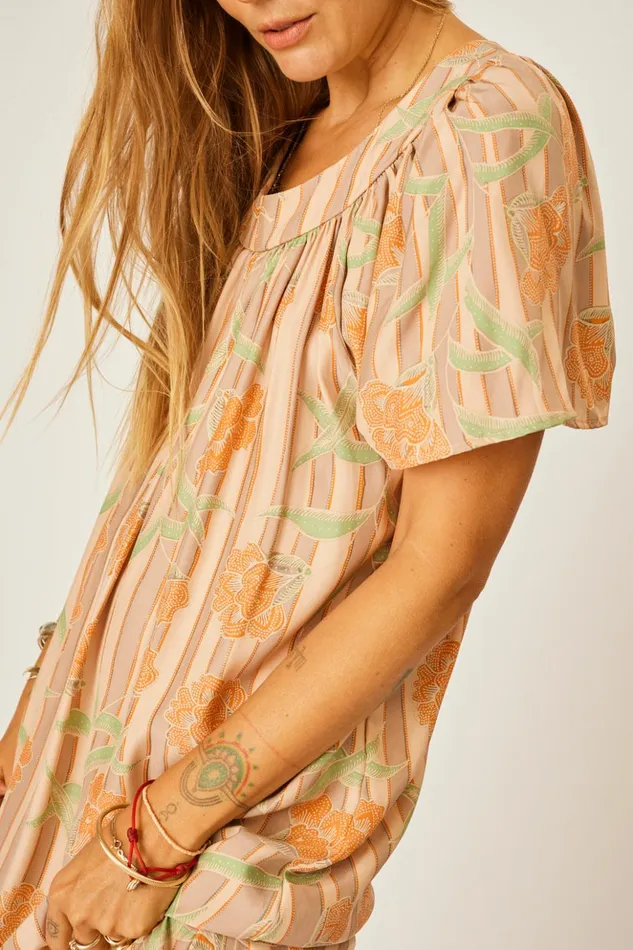 Sienna Dress Chamomile Apricot Women Natalie Martin Dresses