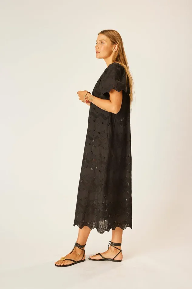 Sienna Dress Geranium Midnight Women Natalie Martin Dresses