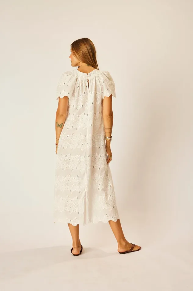 Sienna Dress Geranium Milk Women Natalie Martin Dresses