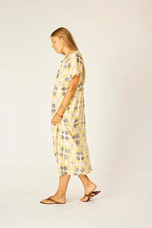 Sienna Dress Prairie Indigo Women Natalie Martin Dresses Sienna Dress Prairie Indigo Women Natalie Martin Dresses