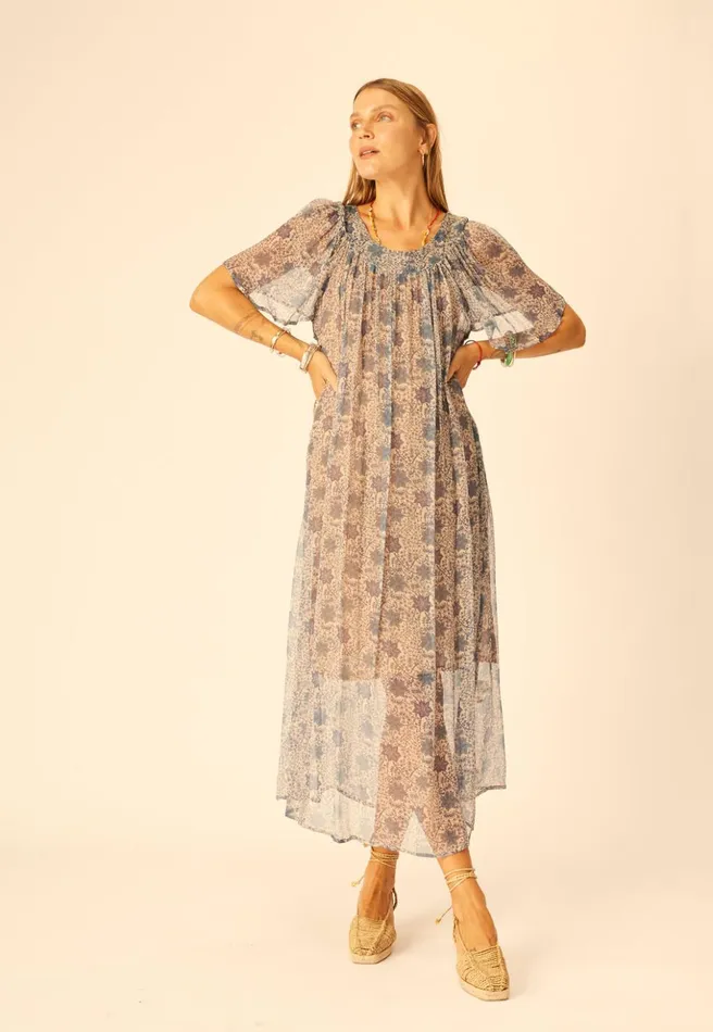 Sienna Dress Snowflake Sea Women Natalie Martin Dresses