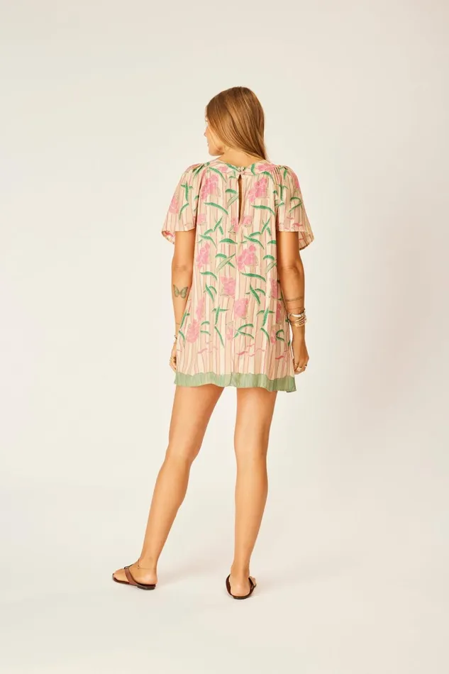 Sienna Mini Dress Chamomile Rose Women Natalie Martin Dresses Sienna Mini Dress Chamomile Rose Women Natalie Martin Dresses