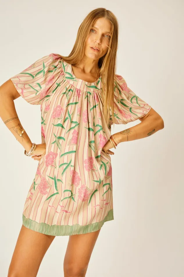 Sienna Mini Dress Chamomile Rose Women Natalie Martin Dresses Sienna Mini Dress Chamomile Rose Women Natalie Martin Dresses