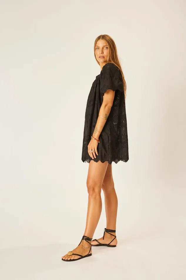 Sienna Mini Dress Geranium Midnight Women Natalie Martin Dresses