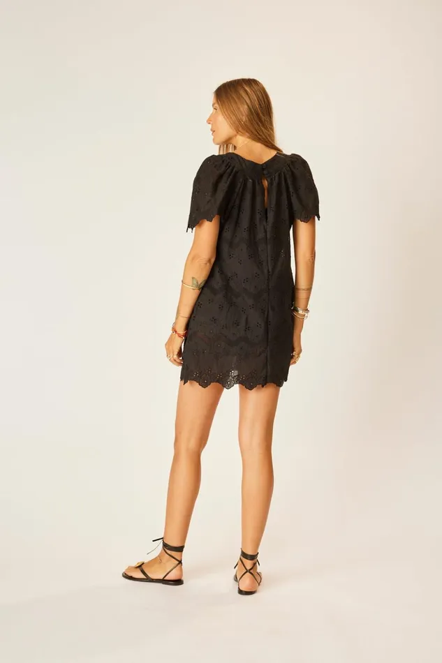 Sienna Mini Dress Geranium Midnight Women Natalie Martin Dresses Sienna Mini Dress Geranium Midnight Women Natalie Martin Dresses