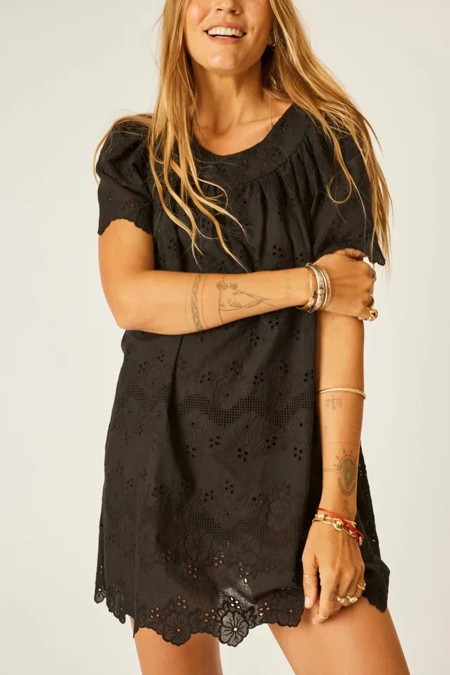 Sienna Mini Dress Geranium Midnight Women Natalie Martin Dresses Sienna Mini Dress Geranium Midnight Women Natalie Martin Dresses