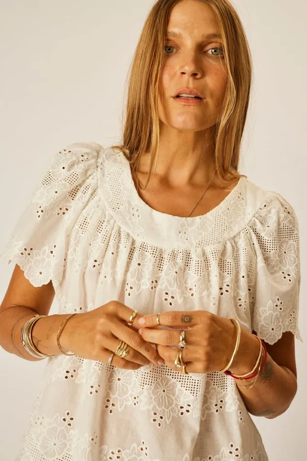 Sienna Mini Dress Geranium Milk Women Natalie Martin Dresses