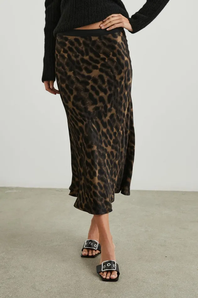 Skirts Women Rails Berlin Skirt Umber Leopard