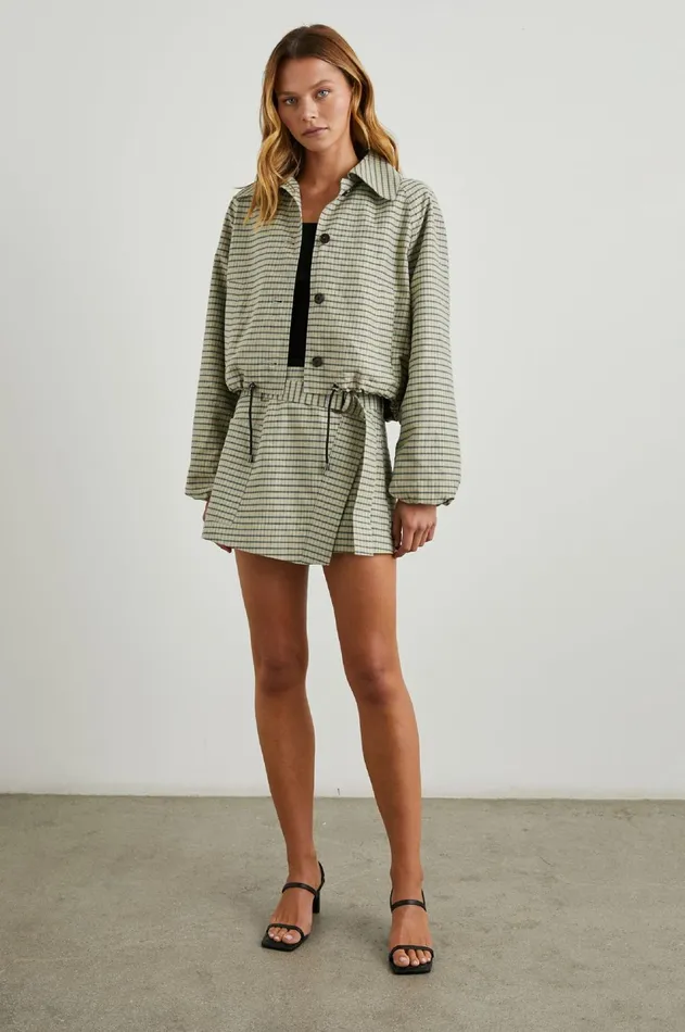 Skirts Women Rails Deanna Skirt Sage Mini Check