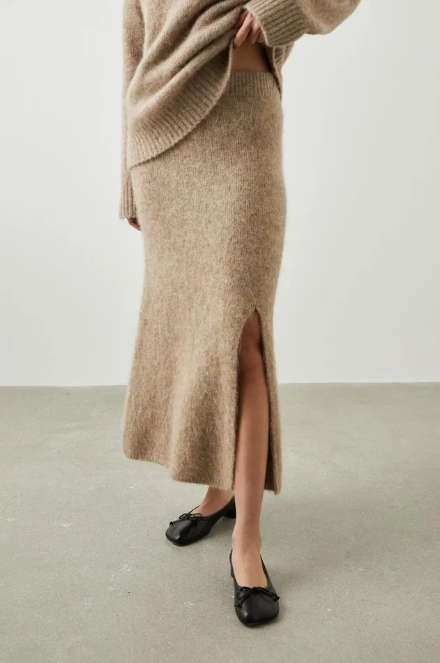 Skirts Women Rails Diana Skirt Oatmeal
