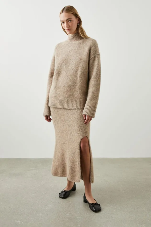 Skirts Women Rails Diana Skirt Oatmeal