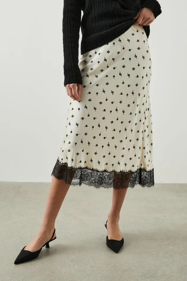 Skirts Women Rails Ebony Skirt Champagne Floral