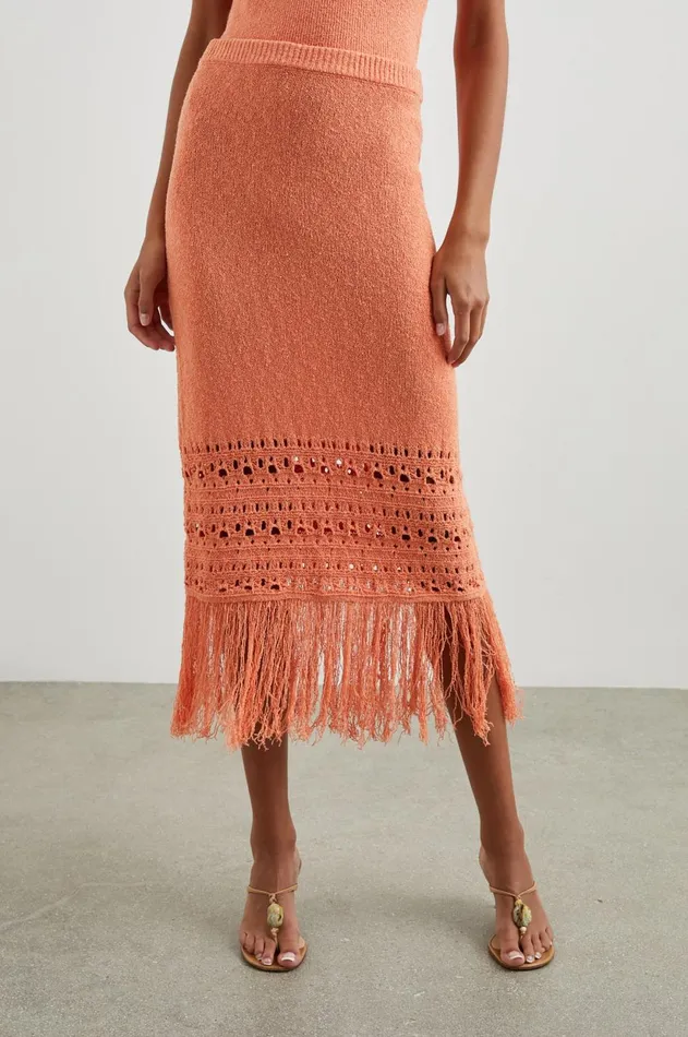 Skirts Women Rails Kaja Skirt Persimmon
