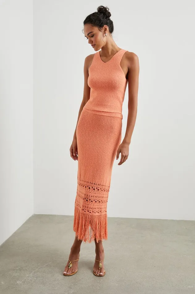 Skirts Women Rails Kaja Skirt Persimmon
